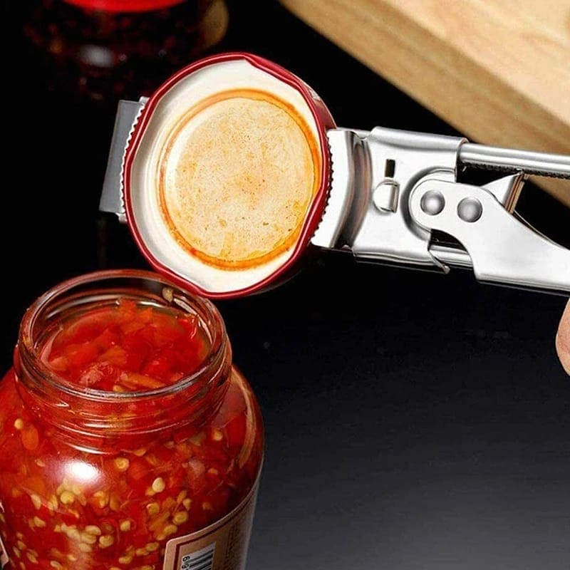 Multifunctional Bottle Cap Opener, Stainless Steel Jar Opener, Easy Opening Cap Tool, Adjustable Jar and Bottle Opener, Jar Lid Gripper Multifunctional Bottle Cap Opener, Stainless Steel Jar Opener, Easy Opening Cap Tool, Adjustable Jar and Bottle Opener, Jar Lid Gripper